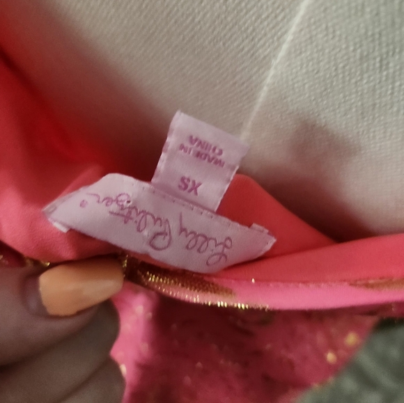 Lilly Pulitzer Lela Silk Dress Coral Reef Pinapple - Picture 6 of 8